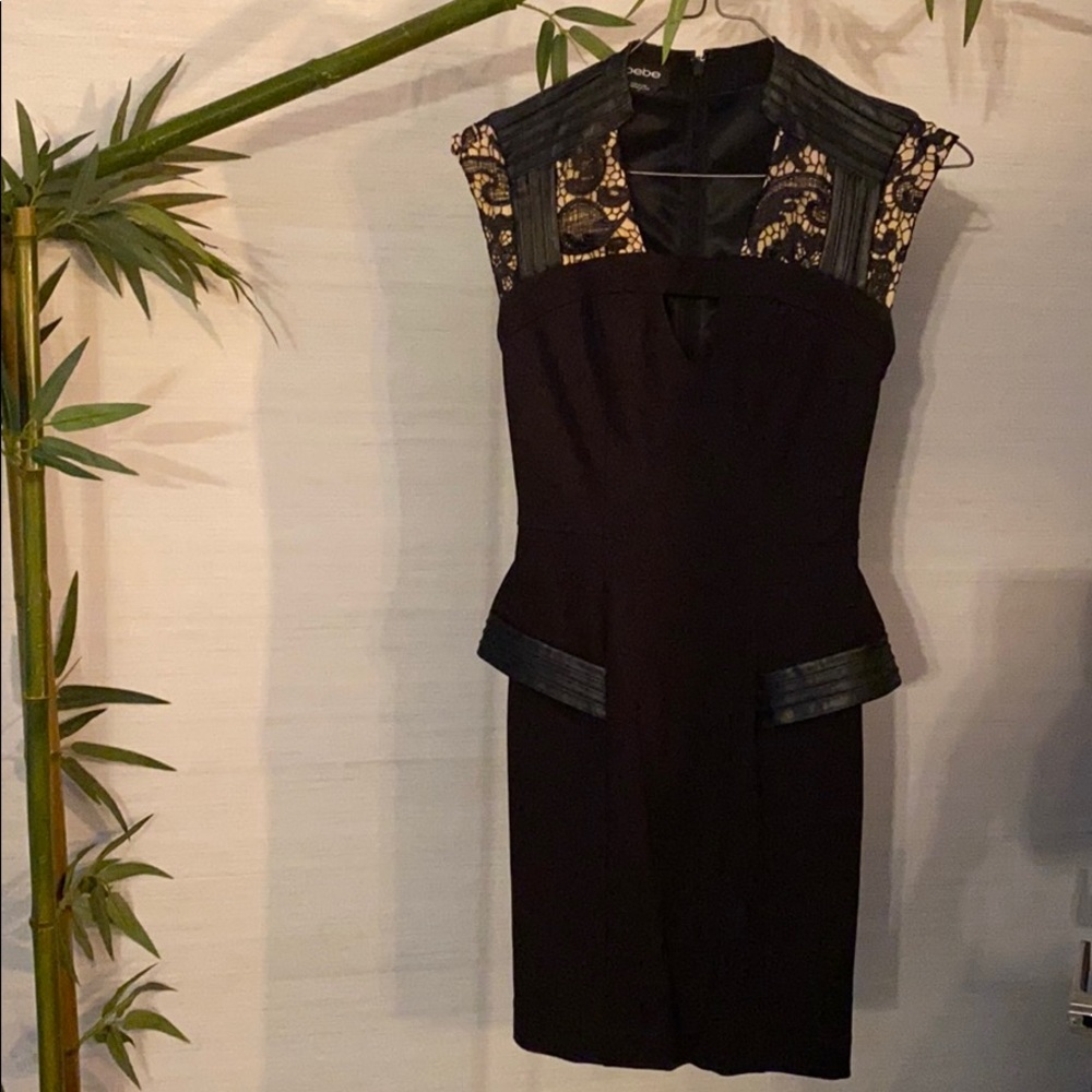 Black Bebe dress